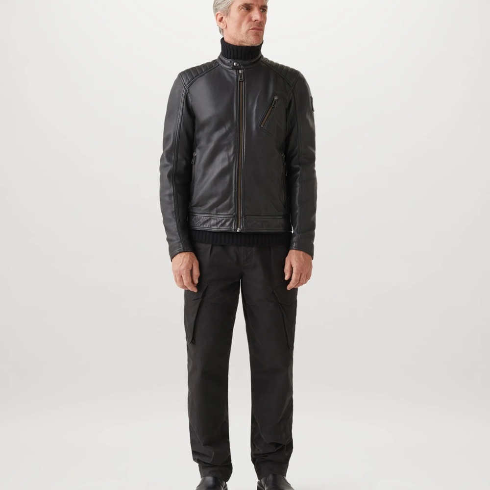 BELSTAFF V RACER LEATHER JACKET